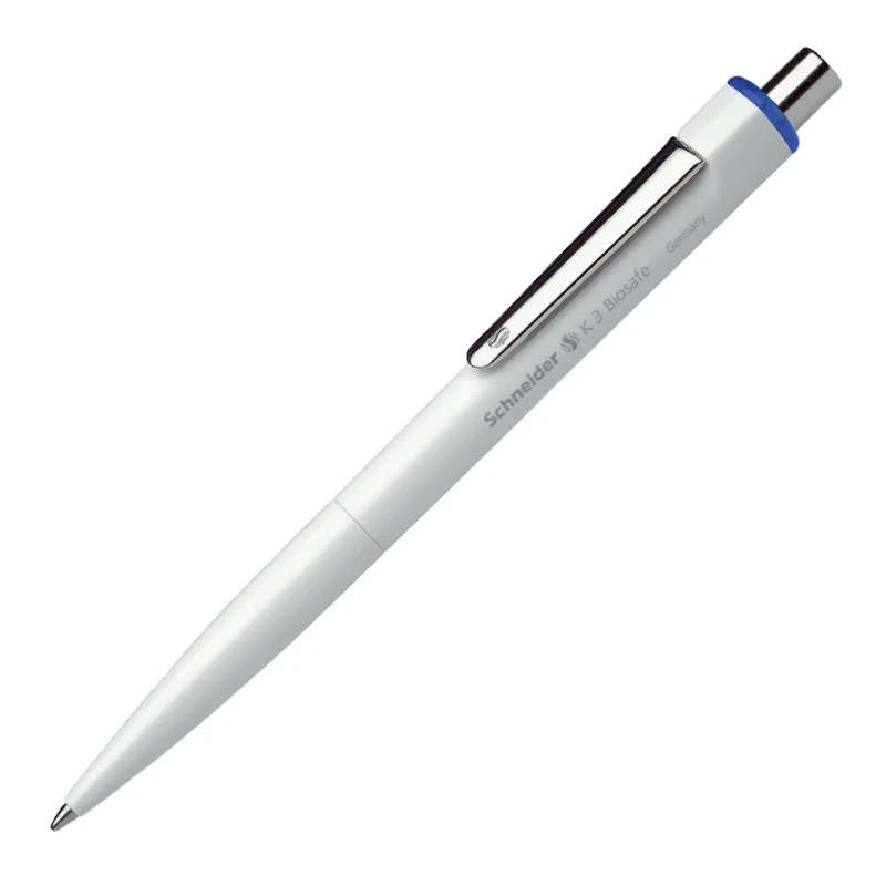 Pastapliiats Schneider K3 Biosafe valge korpus, sinine tint