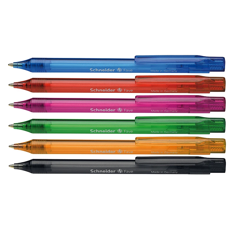 Pastapliiats Schneider Fave 1.0mm, assortii korpus/tint sinine (kogus 2 tükki)