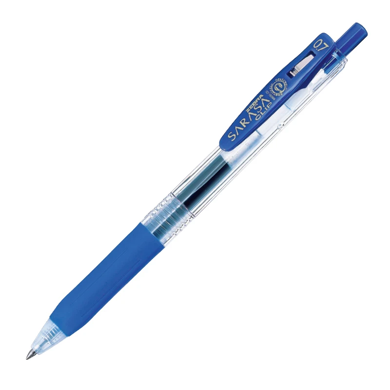 Geelpliiats Zebra Sarasa Clip Eco 0,7mm, eco 75% sinine, 3Re (kogus 2 tükki)