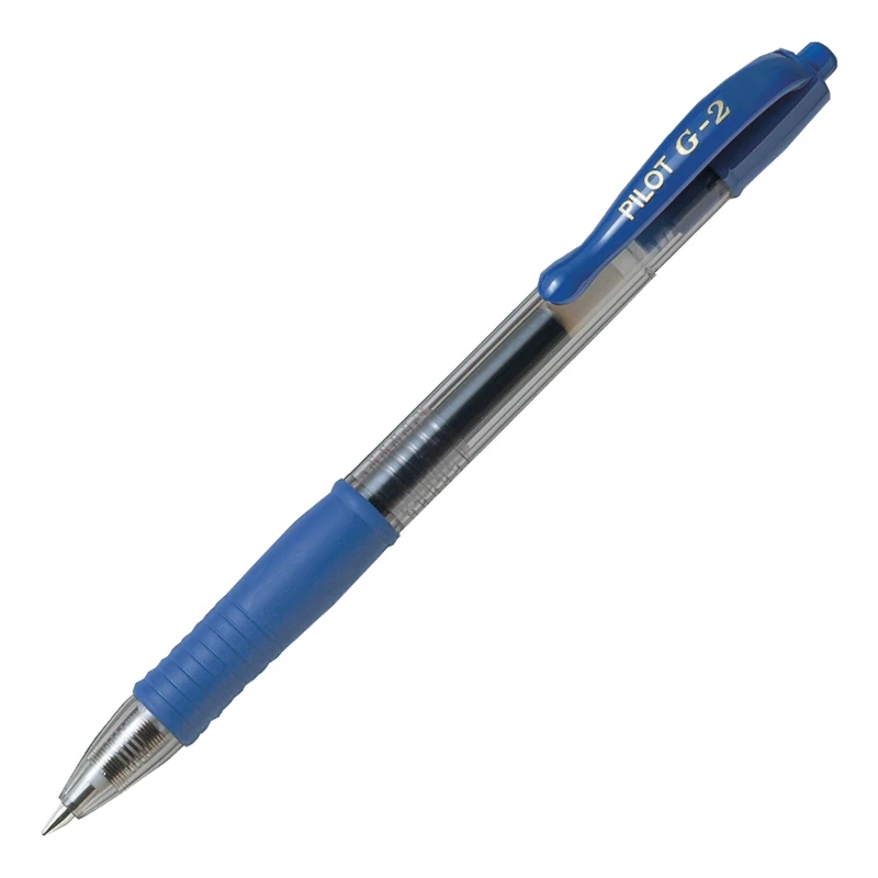 Geelpliiats Pilot G-2, 0.5mm, sinine,arhiivipüsiv ISO27668-2 (kogus 2 tükki)