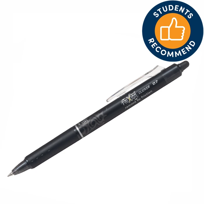 Tindipliiats Pilot Frixion Clicker, 0.7mm, must