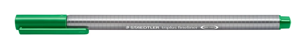 Tindipliiats Staedtler Triplus Fineliner, roheline (kogus 2 tükki)