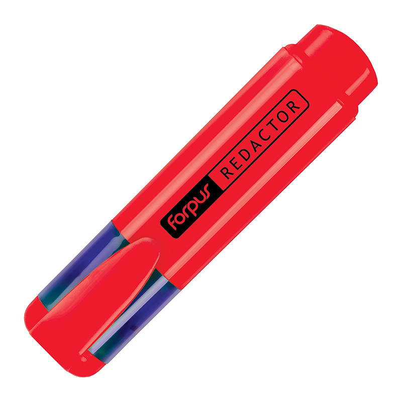 Tekstimarker Forpus Redactor, 2-5mm  punane (kogus 2 tükki)