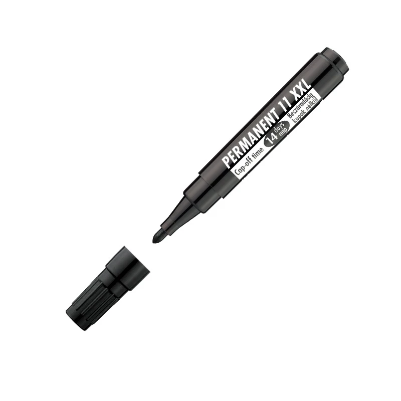 Marker permanentne Ico 11XXL 1-3mm must (kogus 2 tükki)