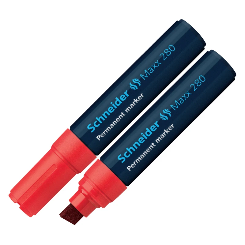 Marker permanentne Schneider 280 lõigatud 4-12mm punane