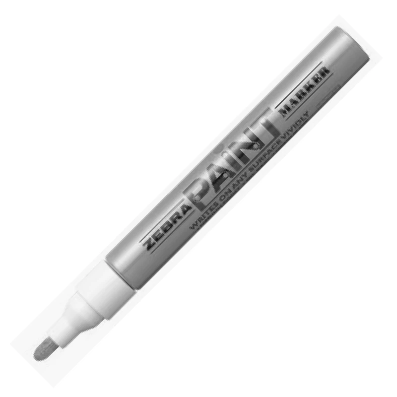 Marker permanentne Zebra Paint, 3mm,  hõbe