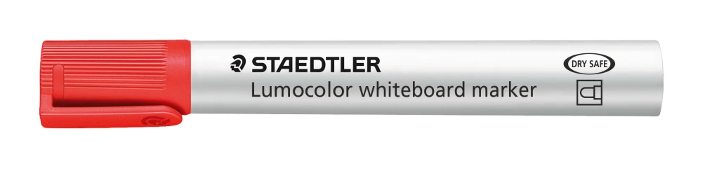 Tahvlimarker Staedtler Lumocolor,punane, ümar ots