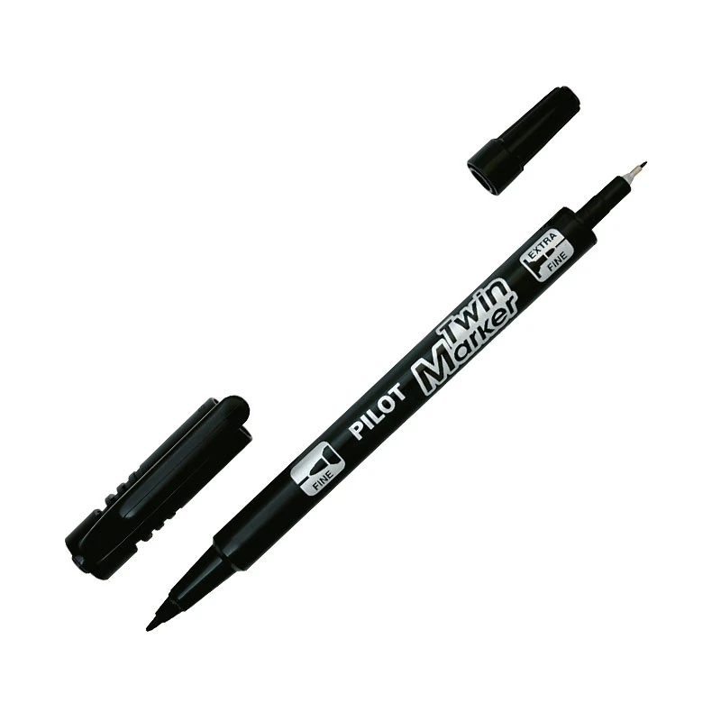 Marker permanentne Pilot Twin-Marker EF/F, must