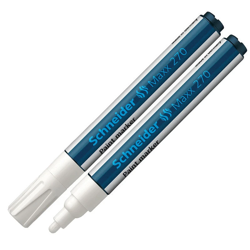 Marker permanentne Schneider 270, 1-3mm valge