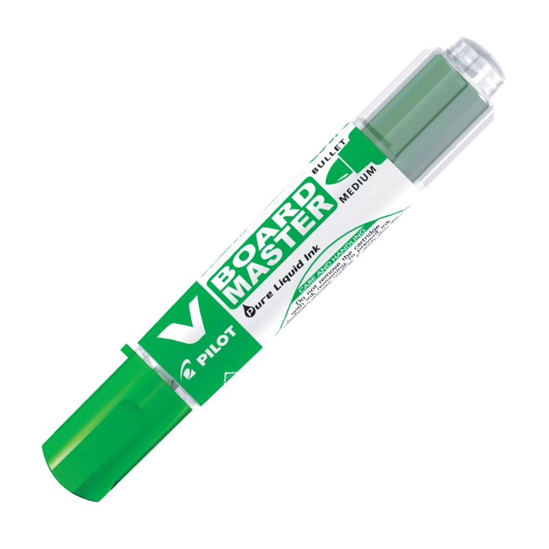 Tahvlimarker Pilot v Board Master, 2.3mm, koonus, roheline