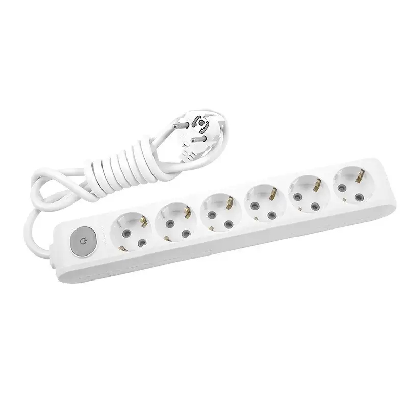 Pikendusjuhe Panasonic 6 pesaga, 5m, maandusega, lülitiga