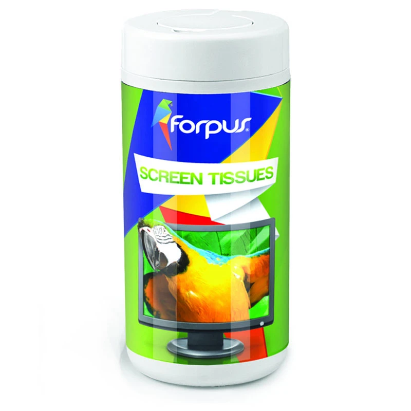 Puhastuslapid Forpus, niisutatud, ekraanile, 50tk (kogus 2 tükki)