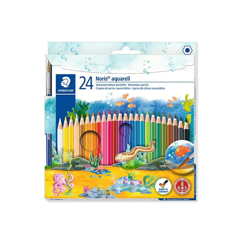 Akvarellpliiatsid Staedtler Noris Club, 24tk.