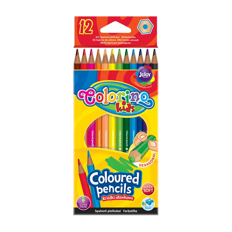 Värvipliiatsid Colorino Kids, 12 värvi