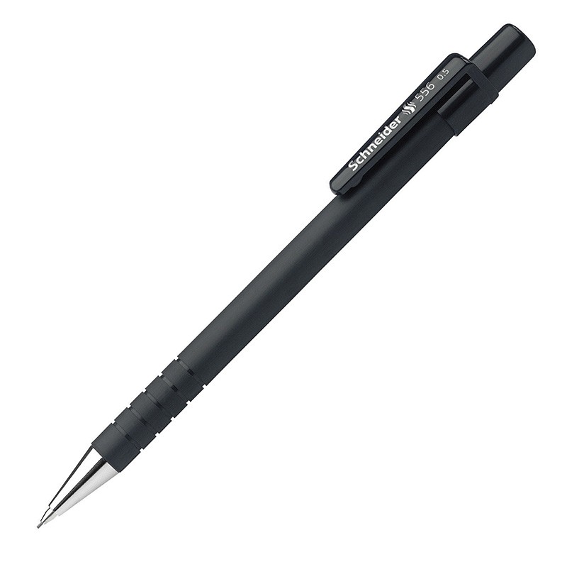Mehaaniline pliiats Schneider 556 0.5mm, must (kogus 2 tükki)