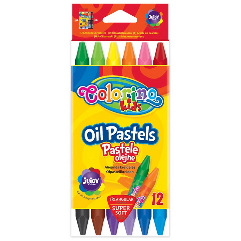 Õlipastellid Colorino , 12 värvi