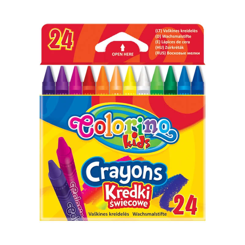 Vahakriidid Colorino, 24 värvi