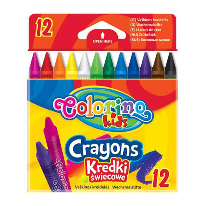 Vahakriidid Colorino, 12 värvi