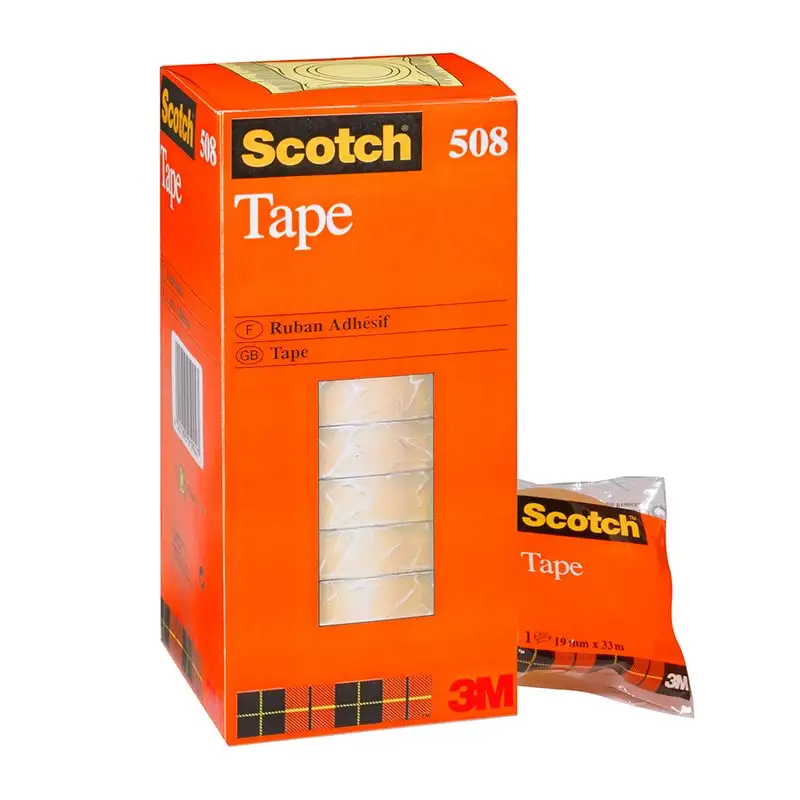 Teip 3M Scotch 508, 19mm x 33m, läbipaistev