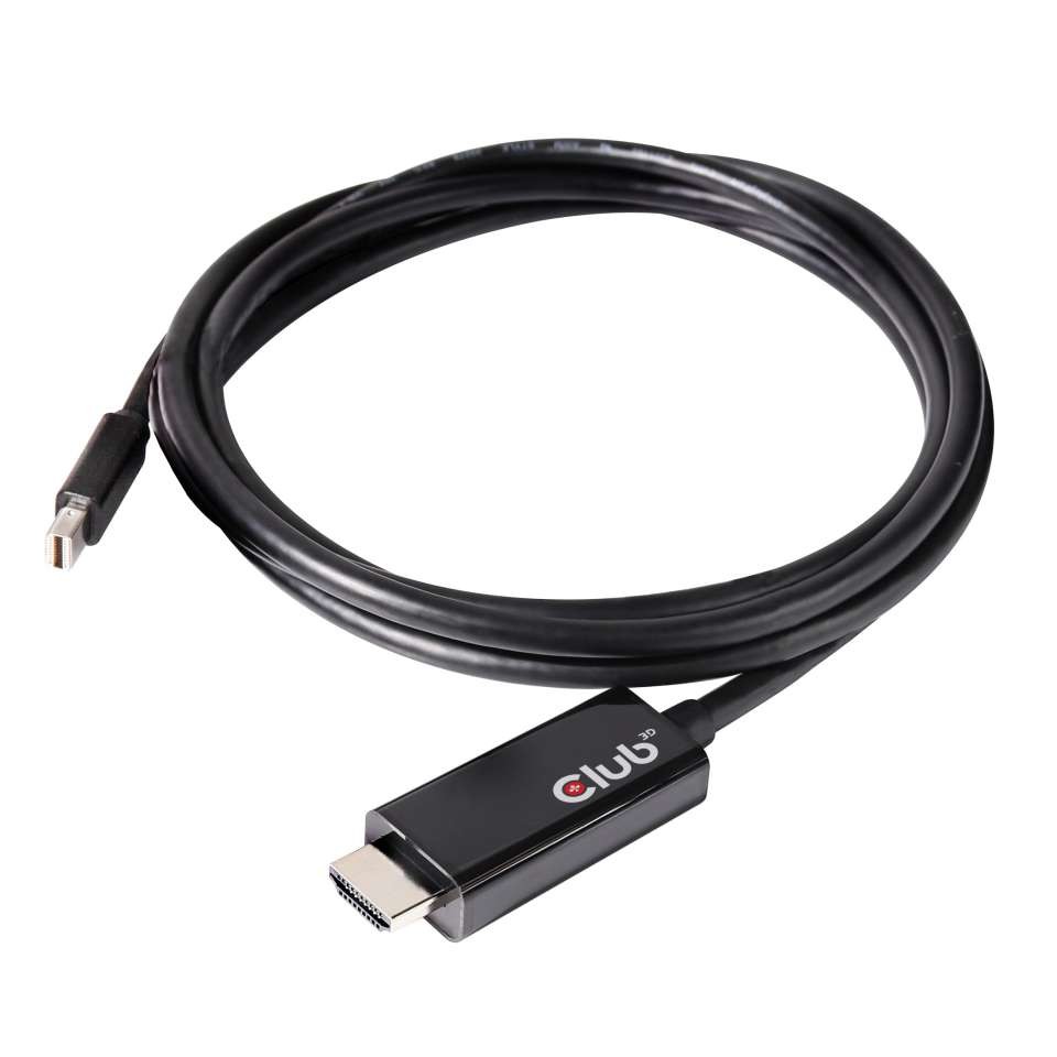 CLUB 3D Mini DP 1.4 Cable Male to HDMI