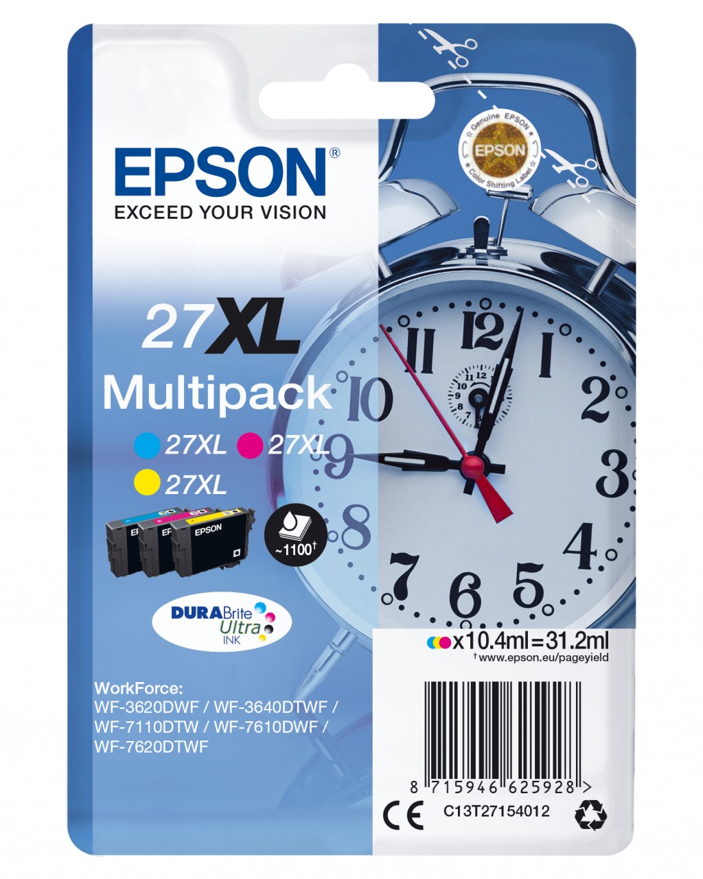 EPSON 27XL ink cartridge combo