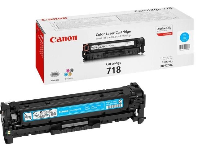 Canon CRG-718 Bk VP toonerikassett 2 tk Originaal Must