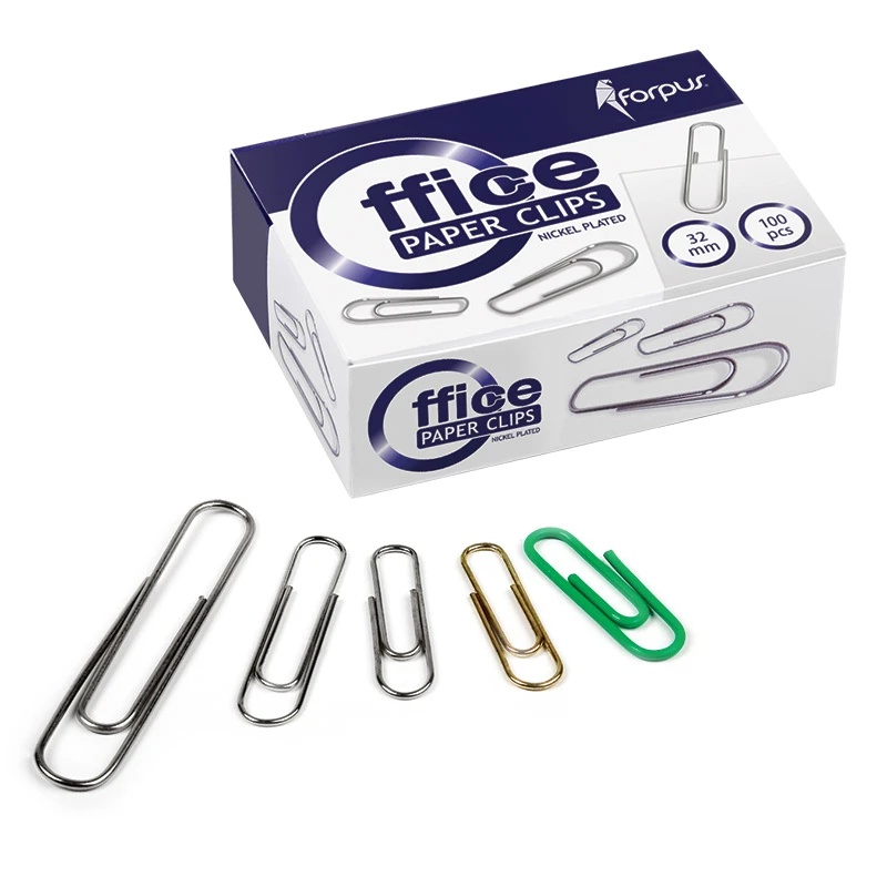 Kirjaklambrid Forofis 33mm/100tk metall (kogus 2 pakki)