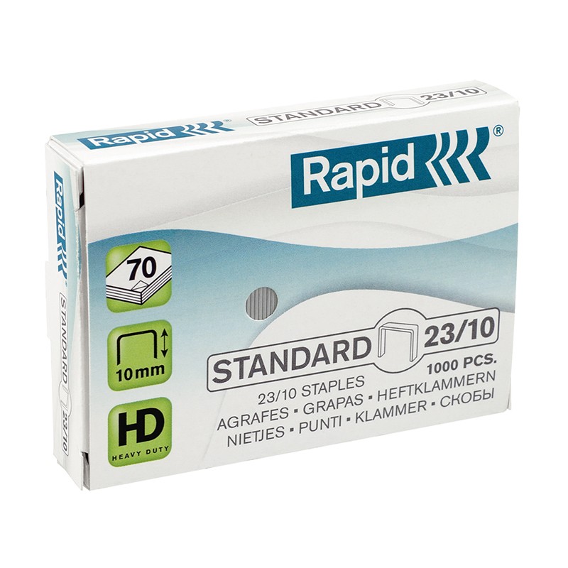 Klambrid Rapid Standard 23/10, 1000 tk (kogus 2 pakki)