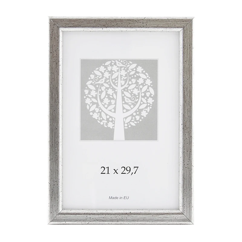 Pildiraam SAVEX  21x29,7cm plast, vintage, hõbe
