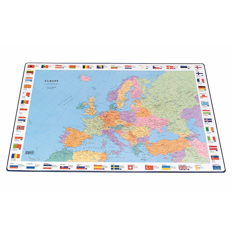 Lauamatt Bantex Euroopa kaart 44x63cm