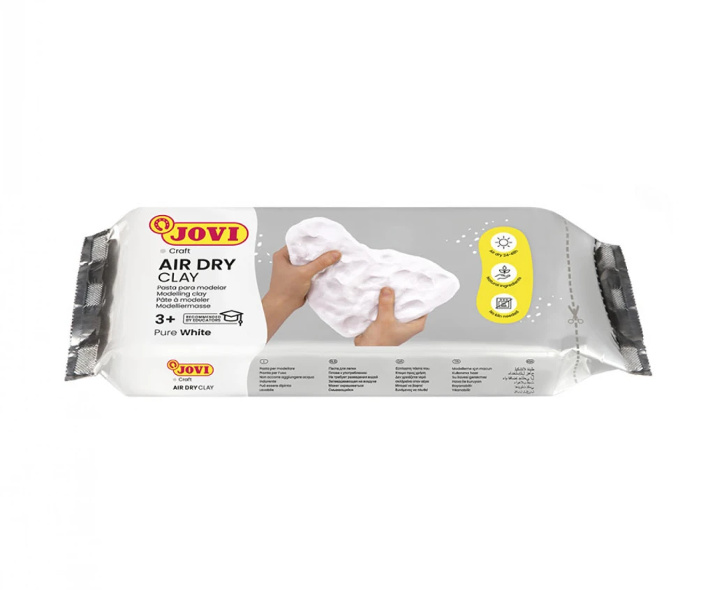 Modelleerimissavi JOVI Air dry, 500g, valge