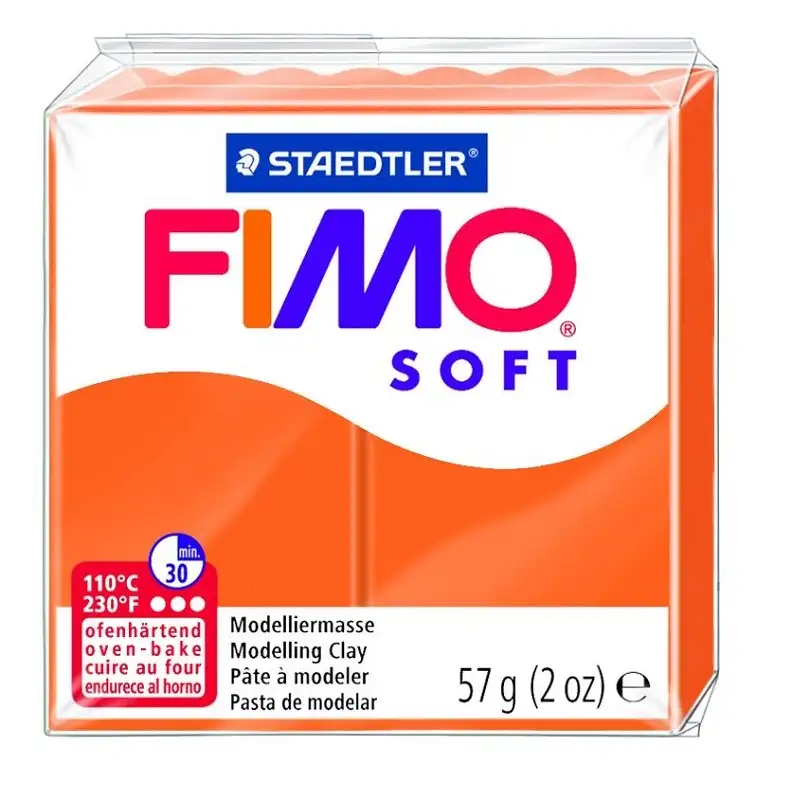 Voolimismass FIMO SOFT 57g, oranž (kogus 2 tükki)