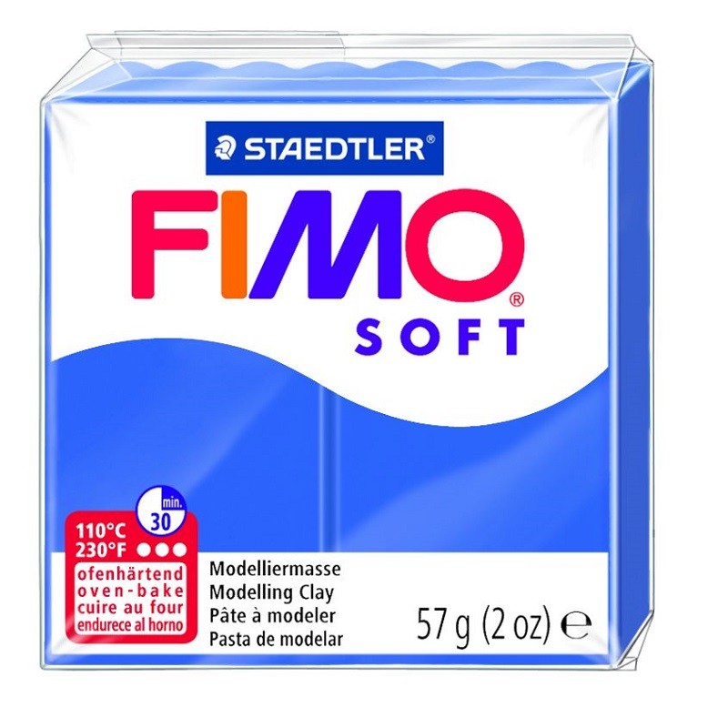 Voolimismass FIMO SOFT 57g, briljantsinine (kogus 2 tükki)