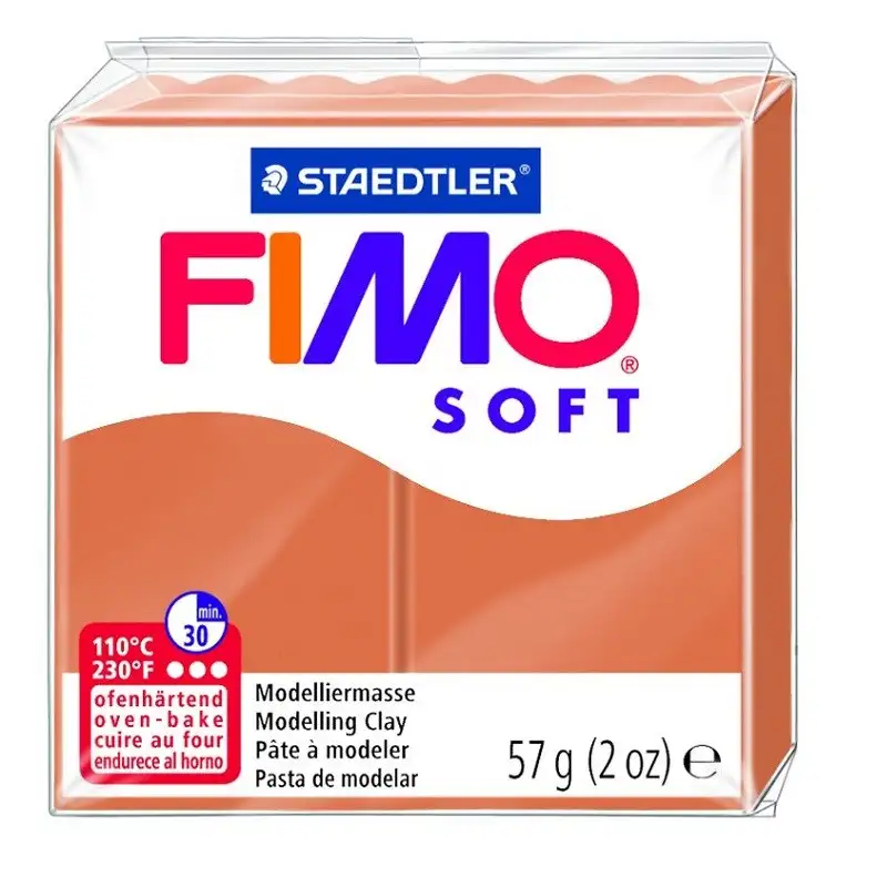Voolimismass FIMO SOFT 57g, konjak (kogus 2 tükki)