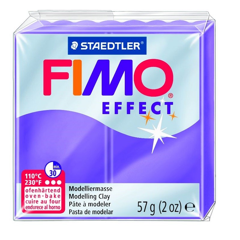 Voolimismass FIMO EFFEKT, 57g, läbikumav lilla