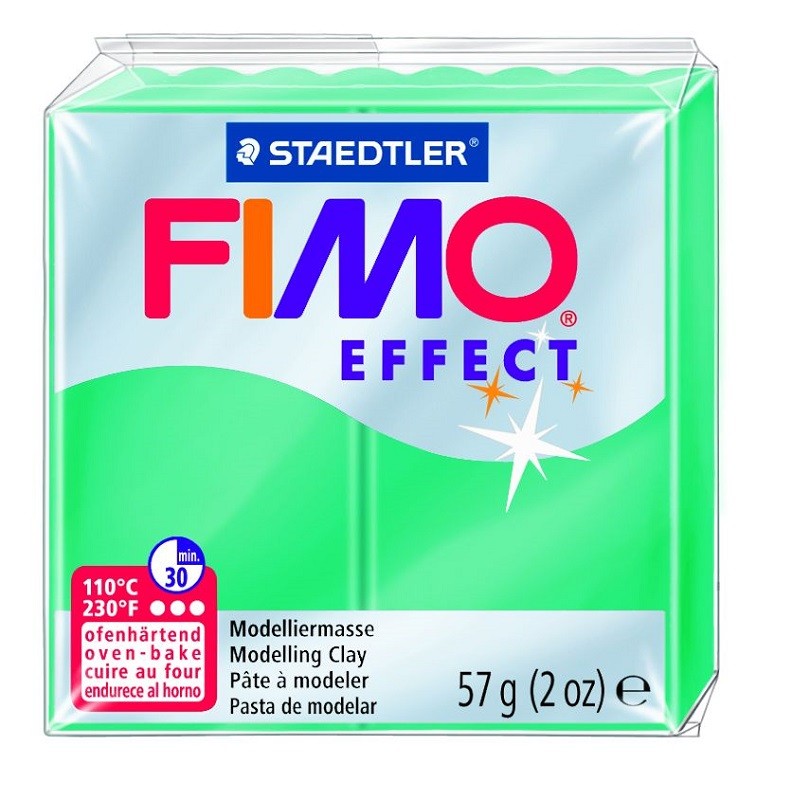 Voolimismass FIMO EFFEKT, 57g, läbikumav roheline
