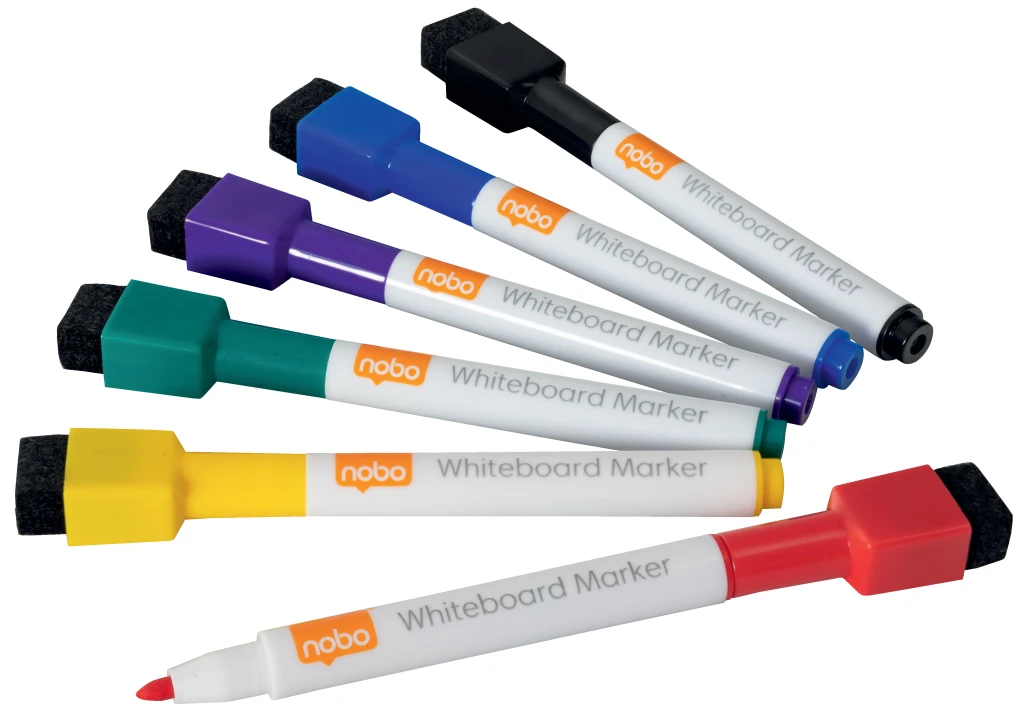 Tahvlimarker NOBO Mini, 6 värvi
