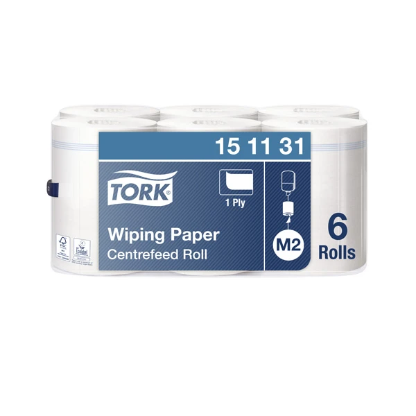 Rullpaberrätikud Tork M2, 275mx21,5cm, 1-kih, valge,, 151131, 1 tk (kogus 6 tükki)