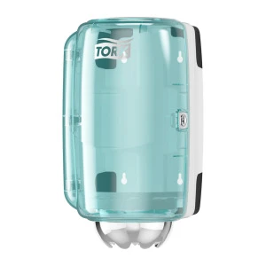 Rullpaberrätikute hoidja Tork Reflex Mini M3, 191 x 180 x 321 mm, valge/türkiis (473167)