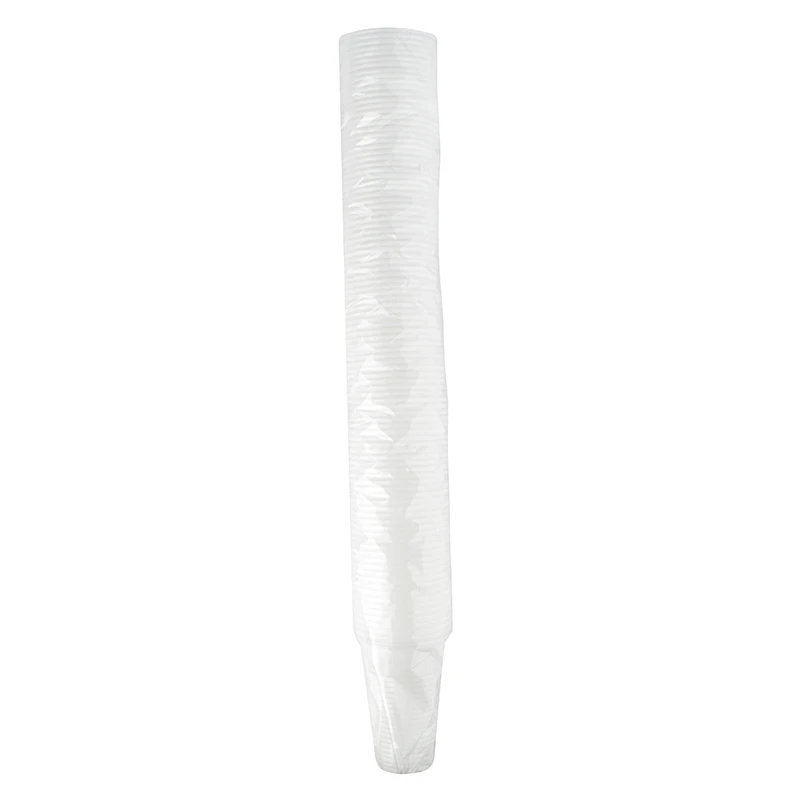 Joogitops 200ml, valge, plast, 100tk