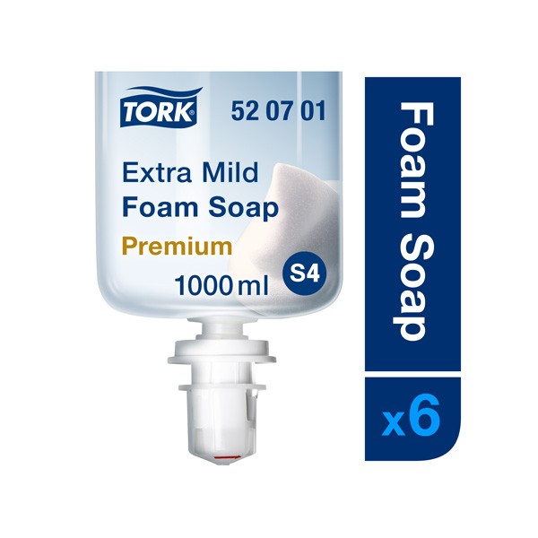 Vahuseep Tork Premium Extra Mild, S4, 1L lõhnatu