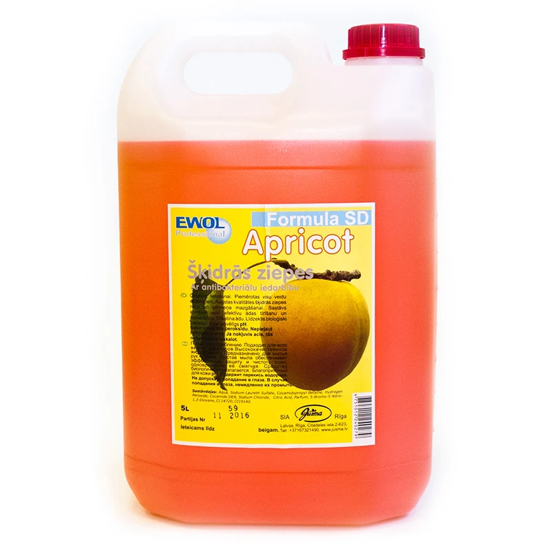 Vedelseep Ewol SD Formula, aprikoos, 5L
