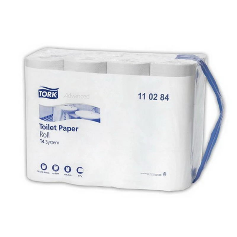 Tualettpaber Tork Conventional T4, 34.72mx9,9cm, 2-kih, valge,  24 tk 110284