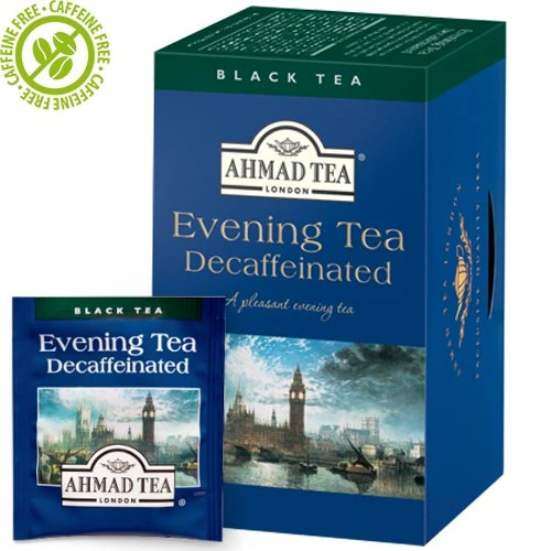 Tee Ahmad Alu English Evening, kofeiinivaba 20 tk x 2 g