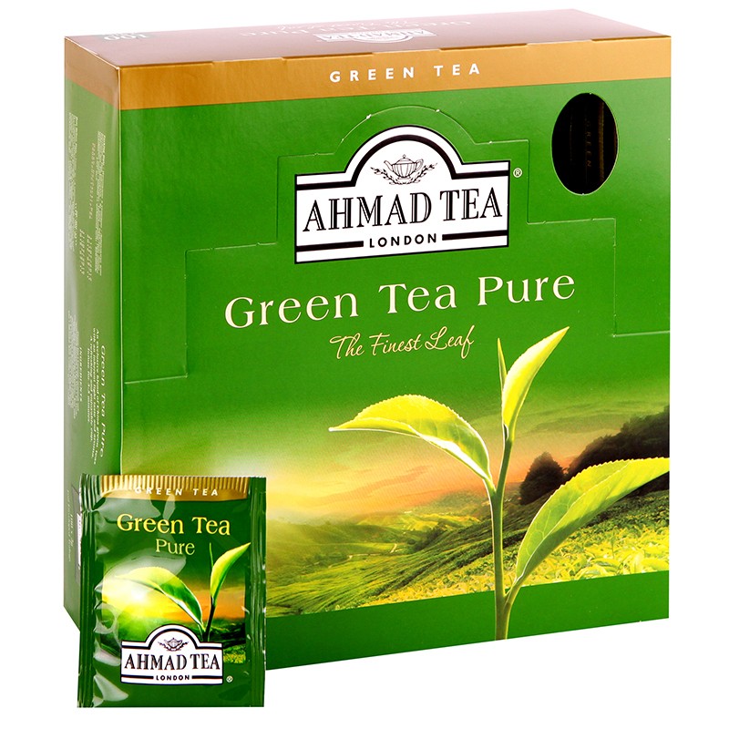 Tee AHMAD Alu Green Pure, roheline tee, 100 tk
