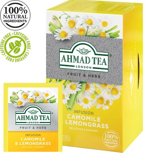 Tee Ahmad kummel & sidrunhein, 20pk x 1.5 g fooliumis (kogus 2 tükki)