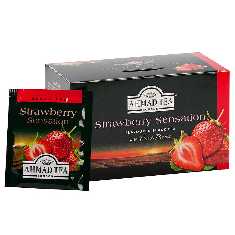 Tee Ahmad Alu Strawberry, maasika, 20 tk x 2 g