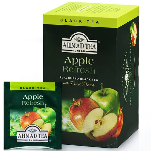 Tee Ahmad Alu Apple, õuna, 20 tk x 2 g (kogus 2 tükki)