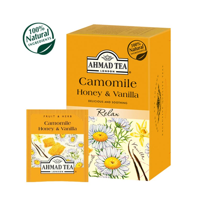 Tee Ahmad Camomile Honey & Vanilla, 20 tk