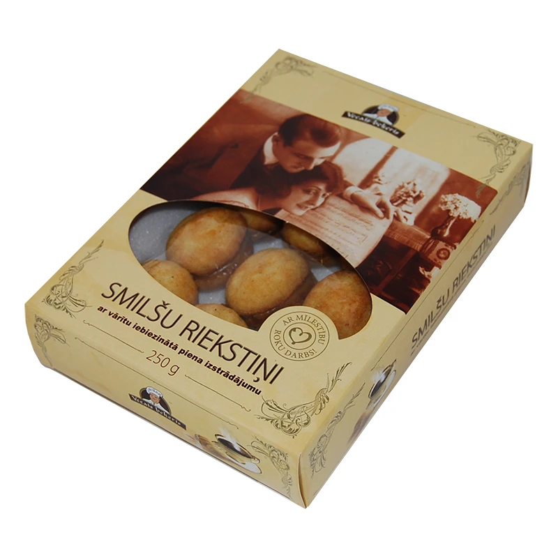 Küpsised VECAIS BEĶERIS pähkli- ja kondenspiima täidisega, 250 g